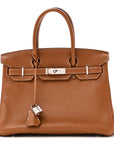 Taurillon Clemence Birkin 30 Gold