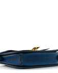 Goatskin Medium Classic Box Flap Bag Deepsea