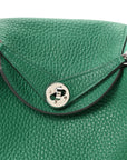 Taurillon Clemence Mini Lindy 20 Vert Vertigo