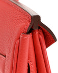 Togo Birkin 30 Rouge Pivoine