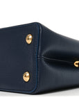 Taurillon Kintsugi Capucines MM Navy