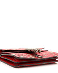 GG Supreme Monogram Arabesque Dionysus Shoulder Bag Hibiscus Red