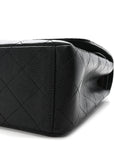 Caviar Quilted Maxi Double Flap Black