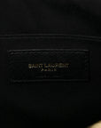 Calfskin Matelasse Monogram Lou Camera Bag Black