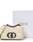 Lambskin Macrocannage Small D1OR Caro Bag Ivory