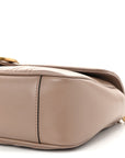 Calfskin Matelasse Small GG Marmont Shoulder Bag Porcelain Rose