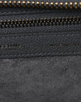 Baby Drummed Calfskin Micro Luggage Kohl