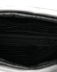 Soft Lux Calfskin Triangle Mini Shoulder Bag Black