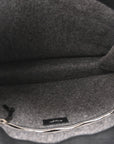 Wool Calfskin Rive Gauche Tote Grey