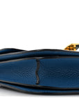 Goatskin Medium Classic Box Flap Bag Deepsea