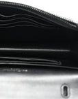 Ayers Monogram Toy Kate Strap Wallet Black Red