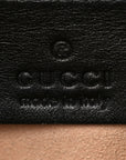 Calfskin Matelasse Studded Medium GG Marmont Tote Black