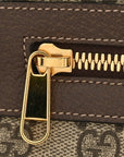 GG Supreme Monogram Web Small Ophidia Shoulder Bag Brown