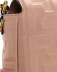 Nappa FF 1974 Embossed Baguette Rosa Bourbon