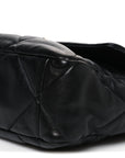 Lambskin Quilted Large CHNL 19 Flap Black