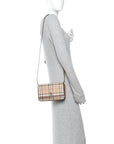 E-Canvas Vintage Check Hampshire Crossbody Archive Beige