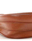 Box Calfskin Medium Bobby Flap Dark Tan