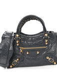 Agneau Giant 12 Gold Hardware Mini City Anthracite
