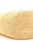 Calfskin Raffia Paulas Ibiza Pochette Bag Natural Tan