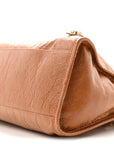 Agneau Arena Gold Hardware Medium Le City Camel