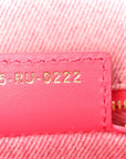 Denim Macrocannage Medium Caro Bag Fuchsia Multicolor