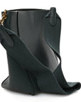 Soft Grained Calfskin Small Sangle Bucket Bag Amazone