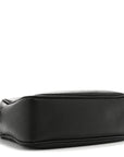 Pebbled Calfskin Small Soho Disco Bag Black