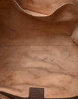 GG Supreme Monogram Medium Ophidia Shopping Tote Brown