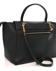 Grained Calfskin Mini Belt Bag Black