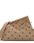 Flannel Karligraphy Embroidered Medium FNDI First Camel