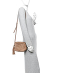 Pebbled Calfskin Small Soho Disco Bag Camelia