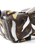 X LOL Monogram Palm Springs Backpack Mini Gold Silver