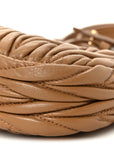 Nappa Matelasse Micro Wander Hobo Caramel