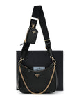 Saffiano Lux Re-Edition 2005 Shoulder Bag Black