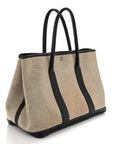 Toile H Buffle Skipper Garden Party 36 MM Tote Black