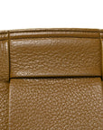 Grained Calfskin Maxi Intrecciato Small Arco Moutarde