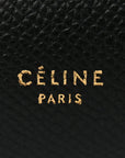 Grained Calfskin Mini Belt Bag Black