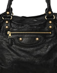 Agneau Giant 12 Gold Hardware Velo Black