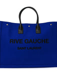 Wool Rive Gauche Tote Blue