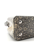 Lizard Mini Capucines Argento