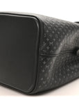 Calfskin Nanogram Embossed Neonoe BB Black