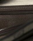 Tender GG Supreme Monogram Textured Dollar Calfskin Ophidia Messenger Bag Beige Ebony Dark Brown