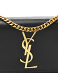 Grain De Poudre Small Monogram Kate Satchel Black