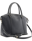 Soft MicroGCCIssima Dome Satchel Navy