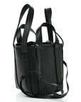 Grained Calfskin Mini 2.0 Everyday North South Shoulder Tote Bag Black