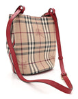 Haymarket Check Colours Small Lorne Bucket Crossbody Poppy Red