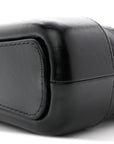 Aged Calfskin Quilted Small Gabrielle Hobo Black