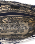 Canvas Embroidered Medium D1ORiviera Toile De Jouy Book Tote Blue