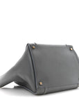Baby Grained Calfskin Medium Phantom Luggage Kohl