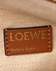 Jacquard Anagram Calfskin Small Cubi Bag Ecru Tan